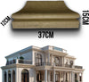 €14,99pz-***-STOCK-***-Fregio-capitello-cimasa-per-esterno-in-xps-resinati-37x15x12cm-PDB12