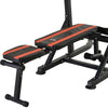 Postazione Pieghevole e Multiuso per Allenamento in Acciaio con Barra Trazioni e Sedia Romana, 92 x 178 x 200-236cm ZC7A91-092RDZC7