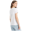 Levi's t-shirt bianca scollo a V logo piccolo 85341 0002 T-shirt LEVI'S