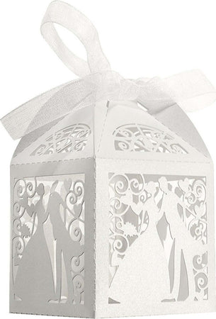 15 Bomboniera Scatolina Avorio Sposi Cubo Portaconfetti Segnaposto Matrimonio Casa e cucina/Hobby creativi/Materiali per hobby creativi/Forniture per feste/Bomboniere Trade Shop italia - Napoli, Commerciovirtuoso.it