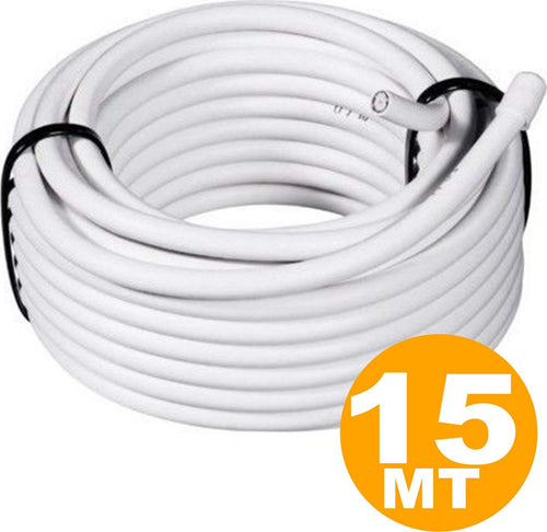 15 METRI CAVO PROLUNGA COASSIALE PER TV ANTENNA DIGITALE TERRESTRE 75 OHM Elettronica/Home Cinema TV e video/Accessori/Cavi/Cavi coassiali Trade Shop italia - Napoli, Commerciovirtuoso.it