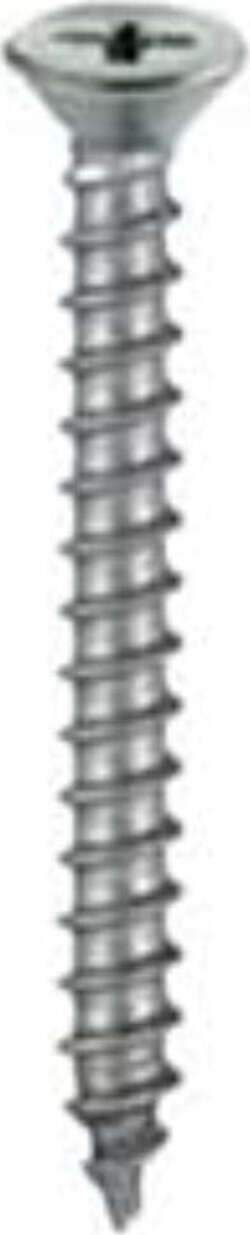 15-PEZZI---VITI-AUTOFILETTANTI-IN-ACCIAIO-INOX---TESTA-PIANA-SVASATA-4,8x16MM
