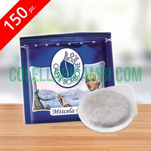 150 Cialde Caffè Borbone Miscela Blu Ese 44mm Filtro Carta
