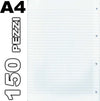 150 FOGLI FORATI PER QUADERNI ANELLI QUADERNO A4 A RIGHE 1R 60gr SCUOLA UFFICIO Cancelleria e prodotti per ufficio/Carta blocchi e quaderni/Blocchi appunti taccuini e diari/Blocchi di fogli di ricambio Trade Shop italia - Napoli, Commerciovirtuoso.it