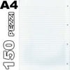 150-Fogli-Forati-Per-Quaderni-Anelli-Quaderno-A4-A-Righe-1r-60gr-Scuola-Ufficio