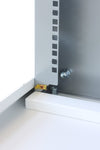 Armadio Rack 19'' ideale per Accumulatori Fotovoltaico 8U P600mm Bianco