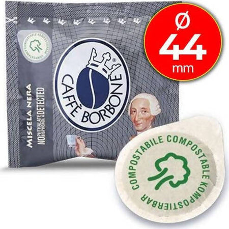 150 pezzi Caffè Borbone CIALDA compostabile ESE 44mm MISCELA NERA Cialde ESE 44mm Non solo caffè online - Albano Laziale, Commerciovirtuoso.it