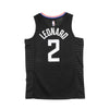 JORDAN NBA Canotta Basket Uomo Nba Swingman Jersey Statement Edition 2020 No 2 Kawhi Leonard Loscli Black/university Red da uomo