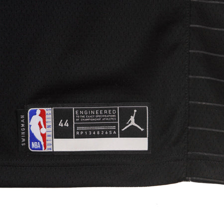 JORDAN NBA Canotta Basket Uomo Nba Swingman Jersey Statement Edition 2020 No 2 Kawhi Leonard Loscli Black/university Red da uomo