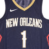 NIKE NBA Canotta Basket Uomo Nba Swingman Jersey Icon Edition 2020 No 1 Zion Williamson Neopel College Navy/club Gold da uomo