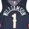 NIKE NBA Canotta Basket Uomo Nba Swingman Jersey Icon Edition 2020 No 1 Zion Williamson Neopel College Navy/club Gold da uomo