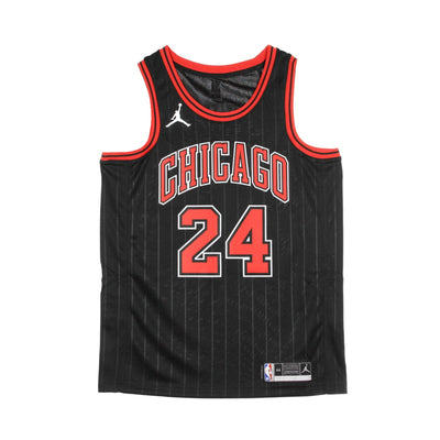 JORDAN NBA Canotta Basket Uomo Nba Swingman Jersey Statement Edition No 24 Lauri Markkanen Chibul Black da uomo