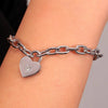 Bracciale MORELLATO donna Abbraccio acciaio cuore / lucchetto