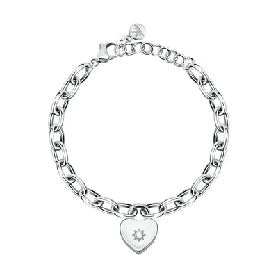 Bracciale MORELLATO donna Abbraccio acciaio cuore / lucchetto
