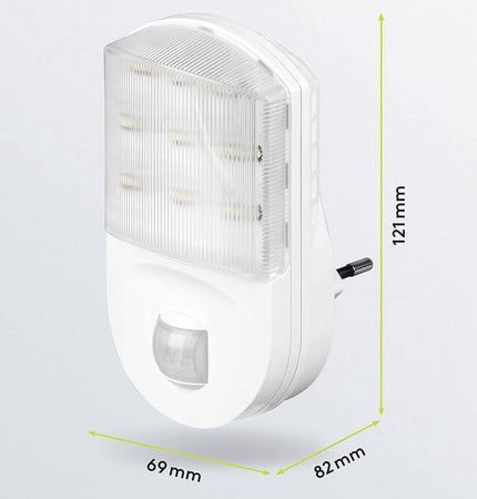 Luce Notturna LED con Sensore di Movimento ad Infrarossi