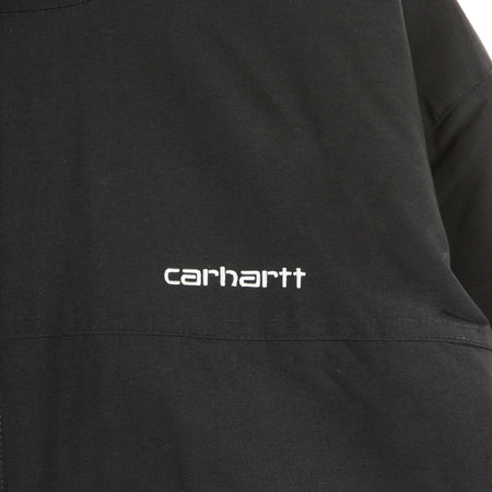 CARHARTT WIP Giubbotto Uomo Hooded Sail Jacket Black/white da uomo