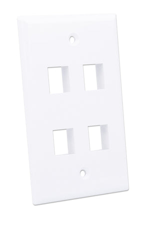 Placca Porta Frutti 4 Posti Mod.503 Bianco