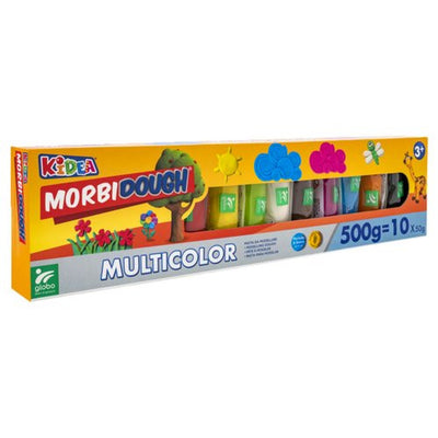 Pasta modellabile Globo 40412 KIDEA MORBIDOUGH 10x50 gr Colori assorti
