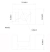 Base a Sella 17.6x12.9x8.3 mm per Fascette 100 Pz Beige