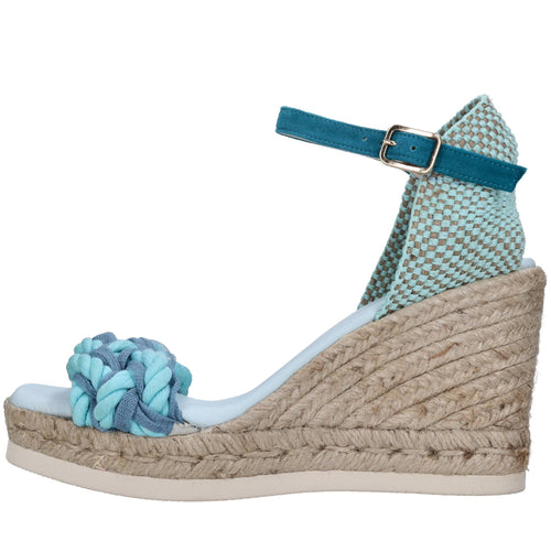 Fabi Scarpe con Tacco Azzurro da donna