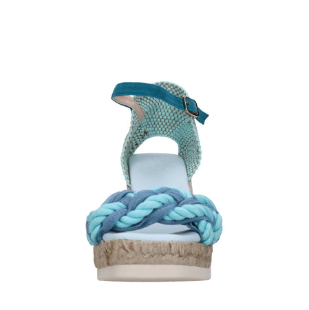 Fabi Scarpe con Tacco Azzurro da donna