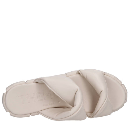 THEMOIRE' Scarpe con Tacco Panna da donna
