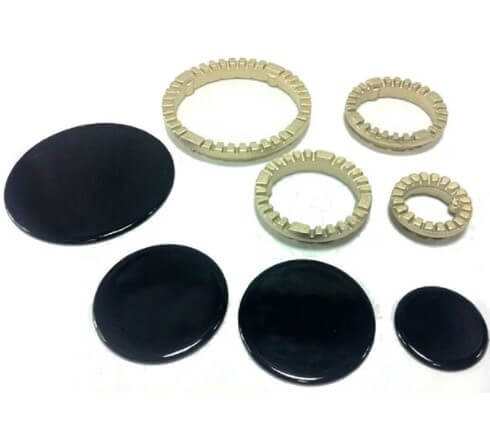 Kit completo spartifiamma e piattelli Indesit 4 fuochi cucina a gas Ariston SS0228