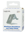 Supporto in Alluminio per Smartphone e Tablet Universale Silver
