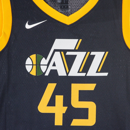 NIKE NBA Canotta Basket Uomo Nba Swingman Jersey Icon Edition 2020 No 45 Mitchell Donovn Utajaz College Navy/sundial da uomo