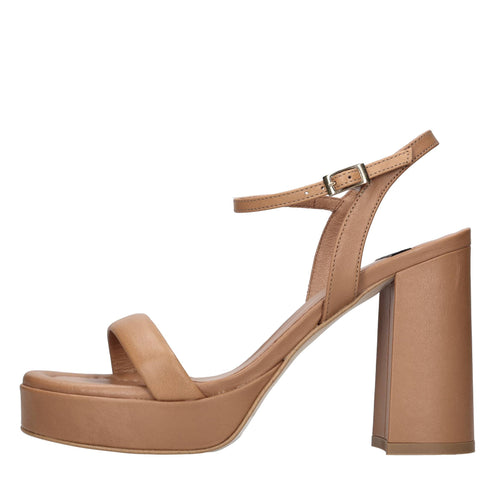 ANGEL ALARCON Sandali Marrone da donna