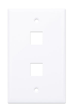 Placca Porta Frutti 2 Posti Mod.503 Bianco