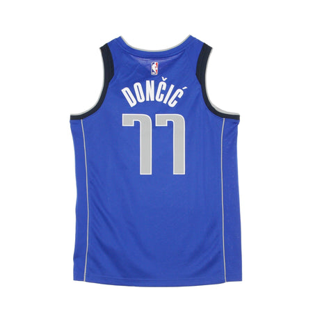 NIKE NBA Canotta Basket Uomo Nba Swingman Jersey Icon Edition 2020 No 77 Luka Doncic Dalmav Game Royal/college Navy da uomo