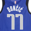 NIKE NBA Canotta Basket Uomo Nba Swingman Jersey Icon Edition 2020 No 77 Luka Doncic Dalmav Game Royal/college Navy da uomo