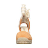 Espadrilles Scarpe con Tacco Arancio da donna