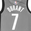 JORDAN NBA Canotta Basket Uomo Nba Swingman Jersey Jordan Statement Edition 2020 No 7 Kevin Durant Bronet Dark Steel Grey/black da uomo