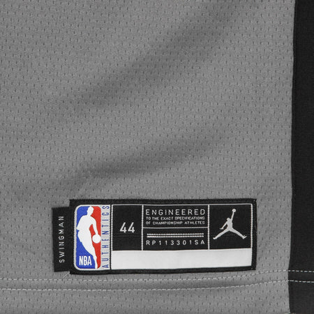 JORDAN NBA Canotta Basket Uomo Nba Swingman Jersey Jordan Statement Edition 2020 No 7 Kevin Durant Bronet Dark Steel Grey/black da uomo