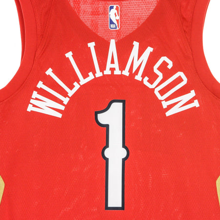 JORDAN NBA Canotta Basket Uomo Nba Swingman Jersey Jordan Statement Edition 2020 No 1 Zion Williamson Neopel University Red da uomo