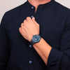 Orologio SECTOR uomo 660 datario acciaio mesh blu