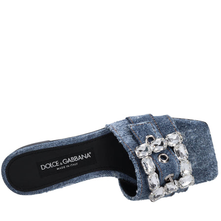 Dolce &amp; Gabbana Sandali Denim da donna