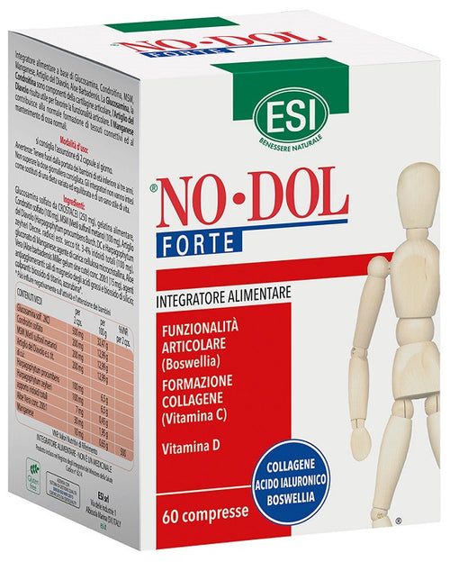Esi No Dol Forte per la funzionalità articolare e la formazione di collagene 60 compresse