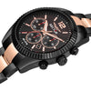 Orologio SECTOR da uomo 240 cronografo acciaio nero / oro rosa