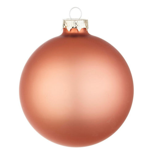 Palline in vetro Argilla Opaco tinta unita per albero di Natale moderno