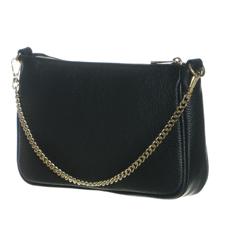 Tibb - Borsa da Donna Nero In Vera Pelle