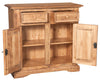 Biscottini Credenza Country legno tiglio naturale 110x45x103 Made Italy Biscottini