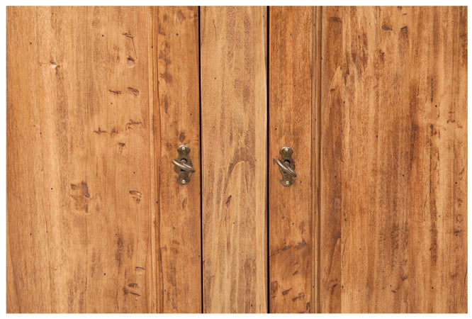 Biscottini Credenza Country legno tiglio naturale 110x45x103 Made Italy Biscottini