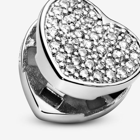 PANDORA Charm Reflexions con cuore a pavé