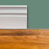 Battiscopa ROMANTICO in POLIMERI linea BASICBOARD  150x12mm - BIANCO pitturabile (prezzo al metro)