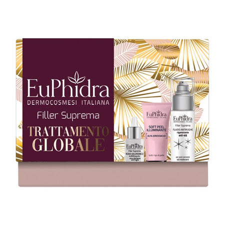 Euphidra filler suprema siero viso 15ml + fluido antirughe 30ml + maschera 25ml