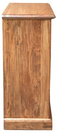 Biscottini Credenza Country legno tiglio naturale 110x45x103 Made Italy Biscottini