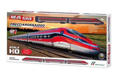 Pista Treno Freccia Rossa a batteria